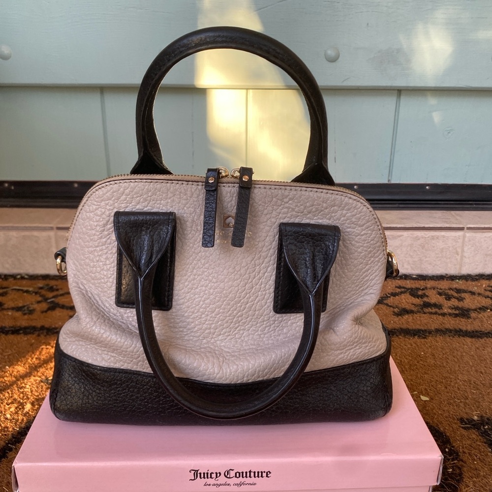 Kate Spade Black and Cream Women's Bag